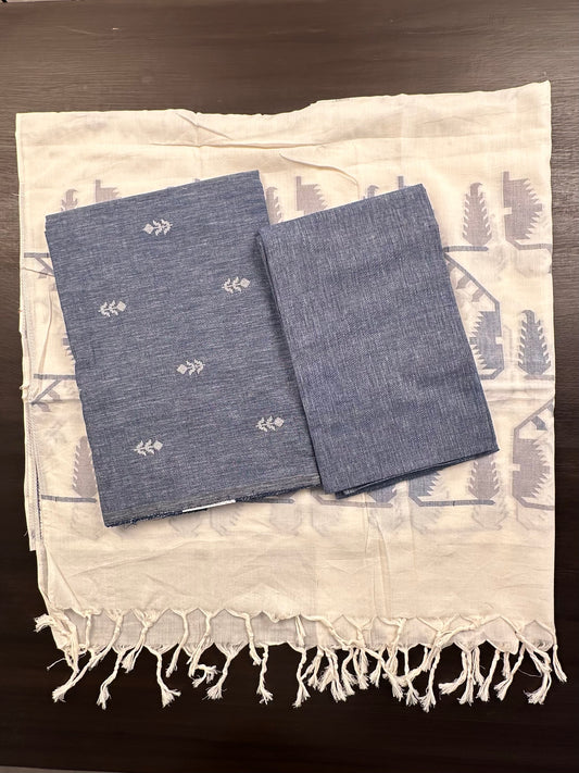 Blue South Cotton Suit