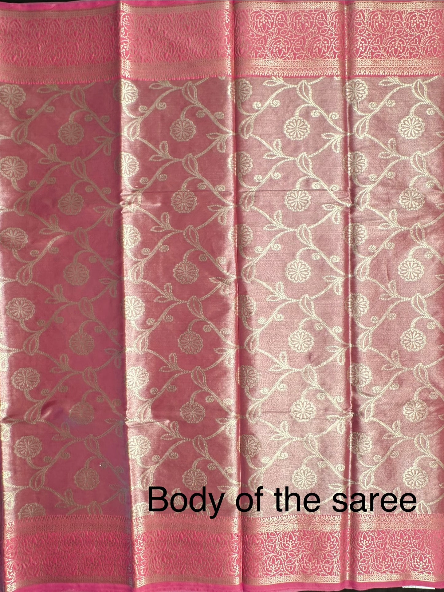 Pink Seerat Tissue Saree