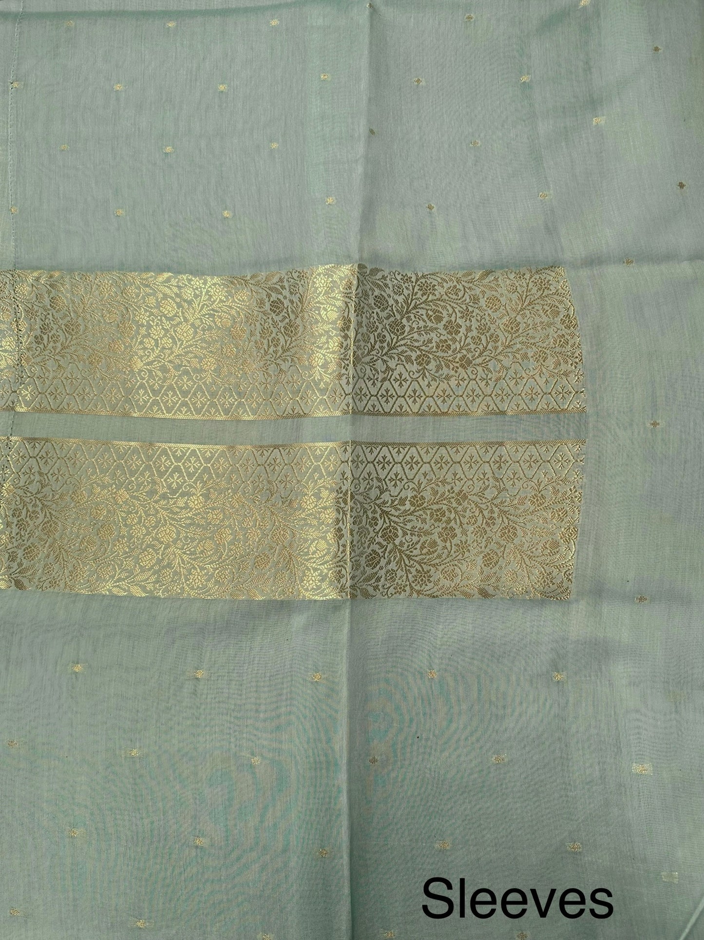 Pastel Blue Handloom Chanderi Suit