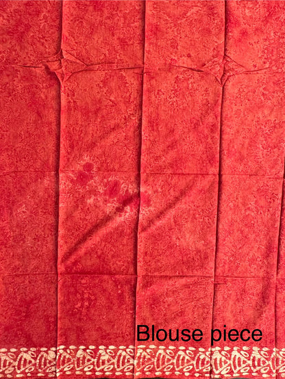 Batik Pure Cotton Saree