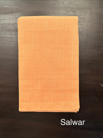 Yellow South Cotton 3-Piece Suit