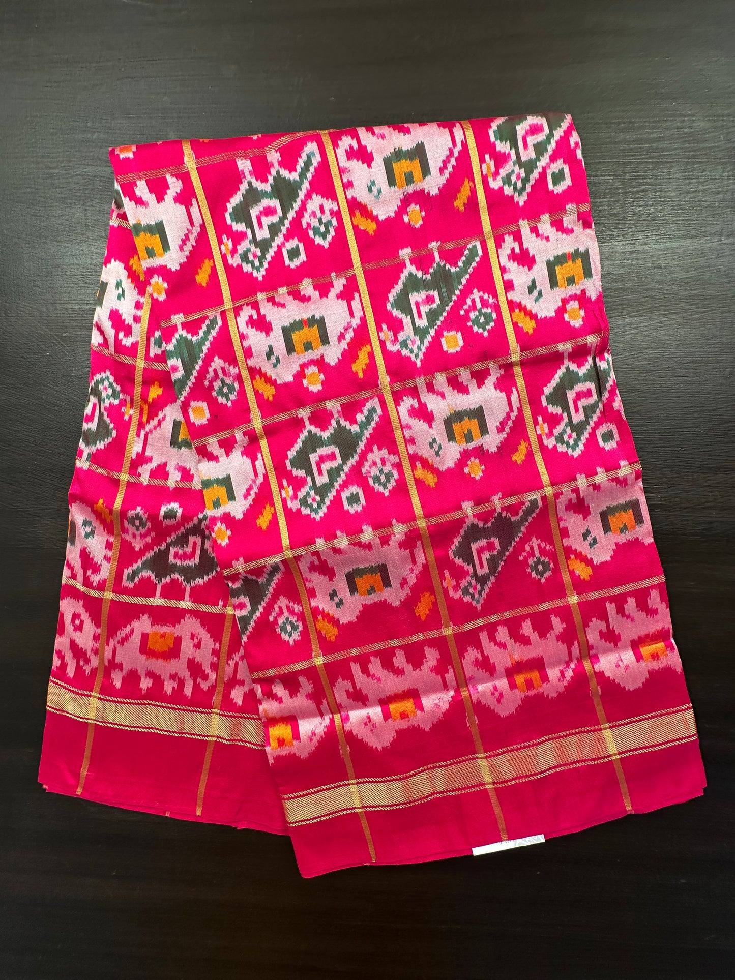 Rani Patola Pure Silk Saree