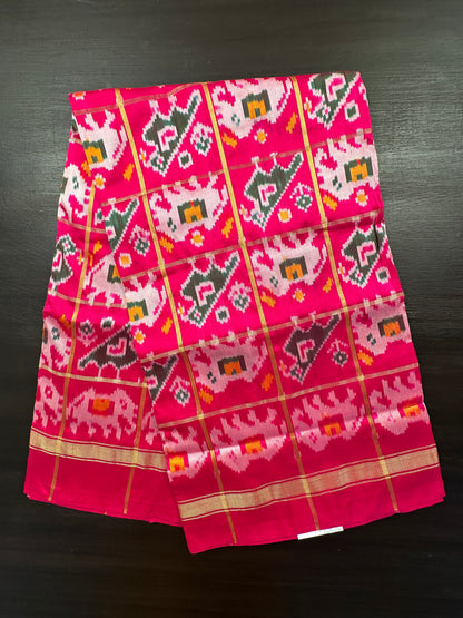 Rani Patola Pure Silk Saree