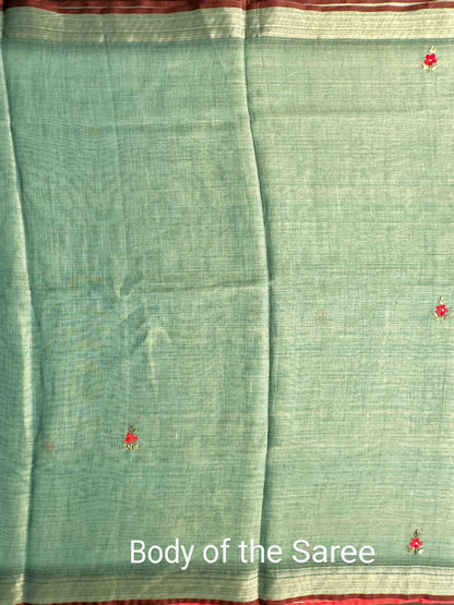 Cotton Saree with Embroidery