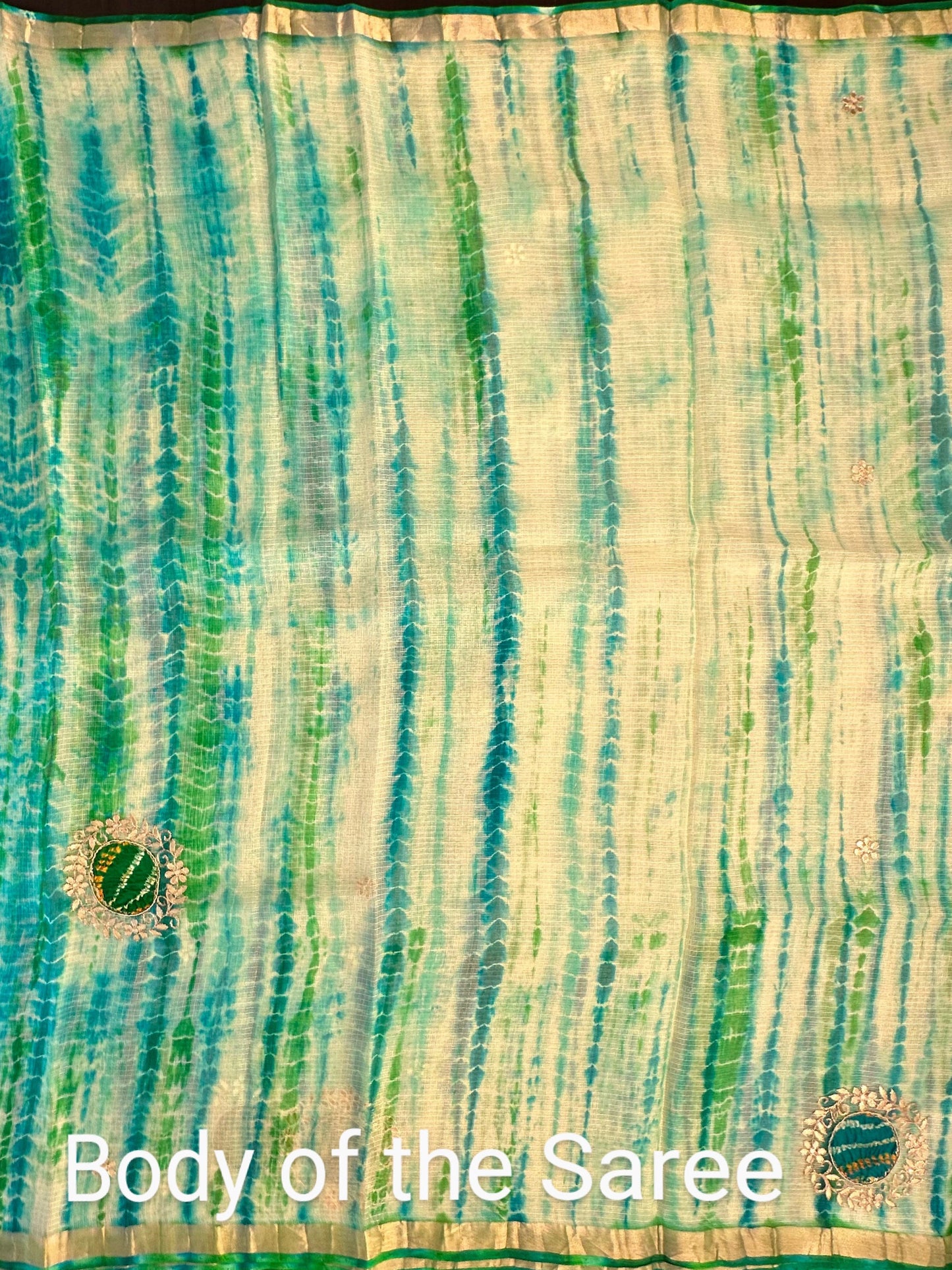 Shibori Bandhej Kota Silk Saree