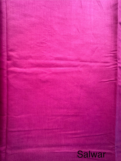Purple Handloom Chanderi Suit