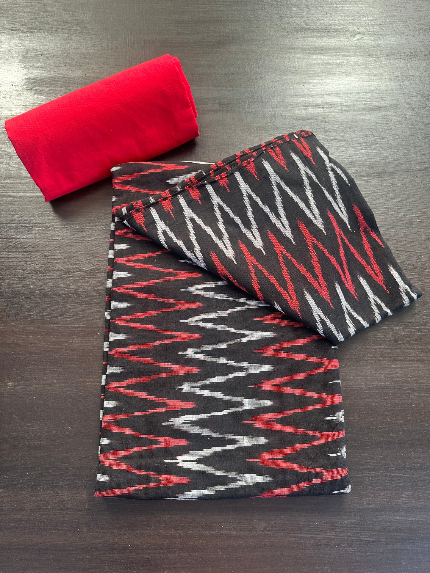 Ikkat Pure Cotton Suit