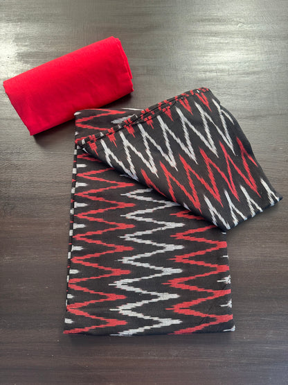 Ikkat Pure Cotton Suit
