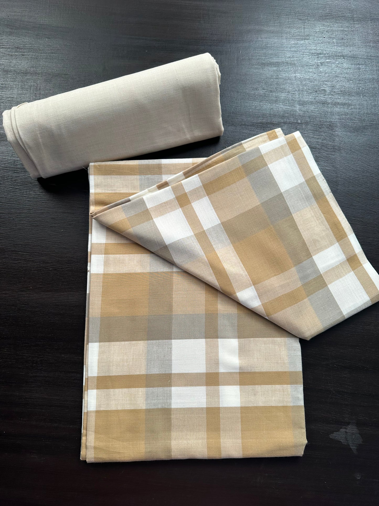 Checkered South Cotton Suit