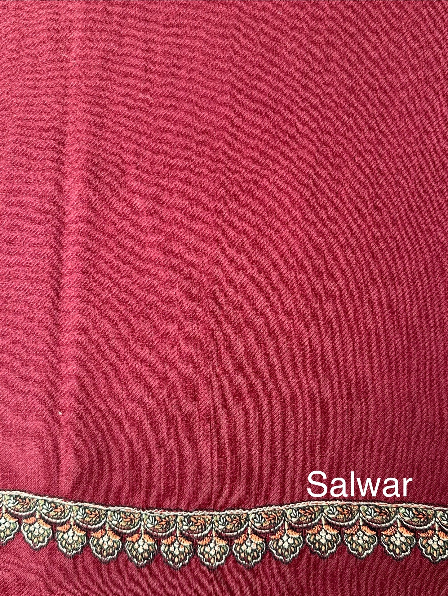 Maroon Woolen 3-Piece Suit