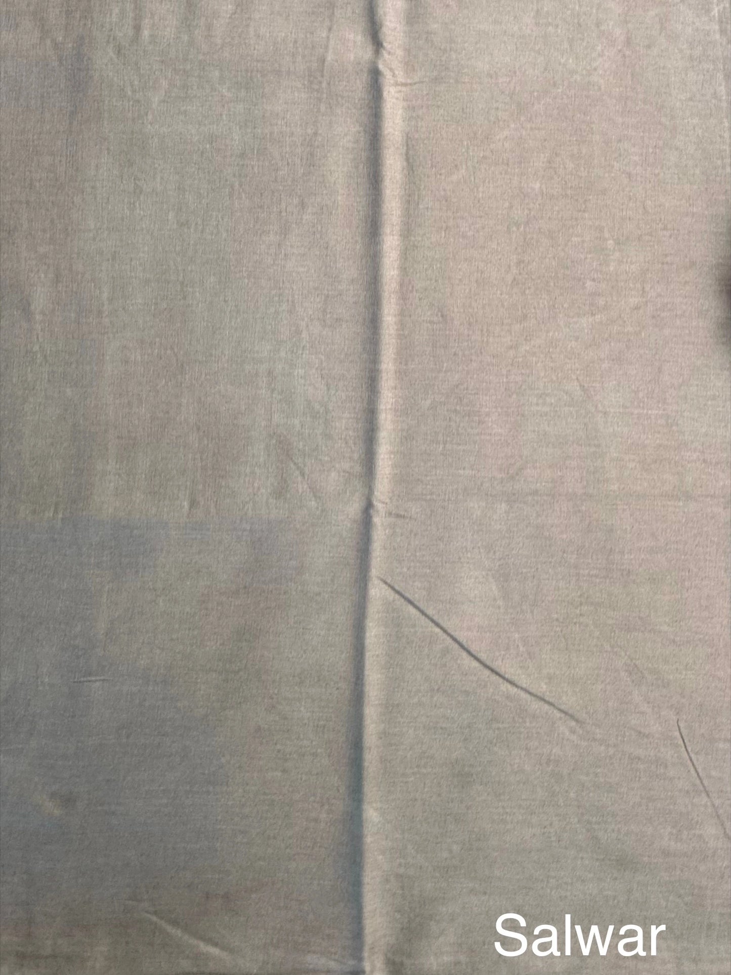Grey Printed Chanderi 3-Piece Unstitched Suit