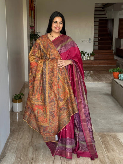 Mustard Woolen Shawl