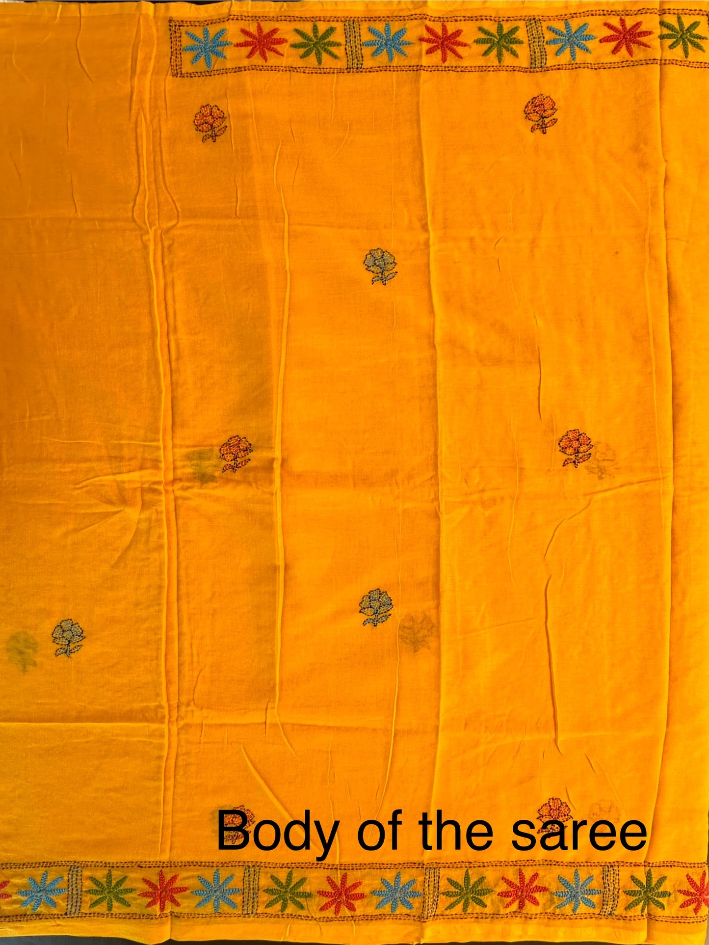 Kaantha Embroidery Cotton Saree