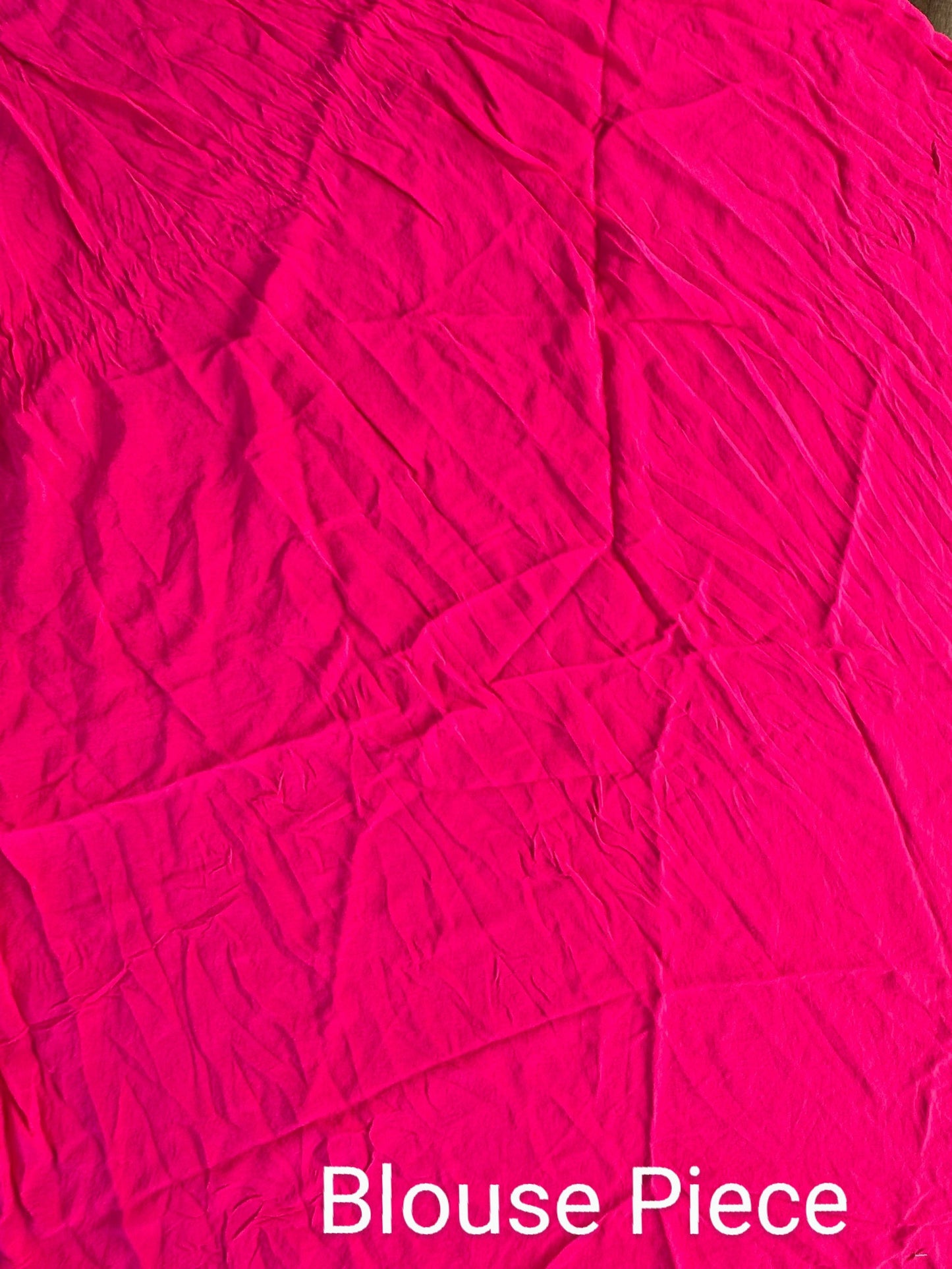 Sea Green-Pink-Rani Leheriya Pure Georgette Saree