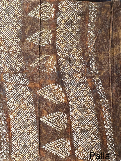 Batik Pure Cotton Saree