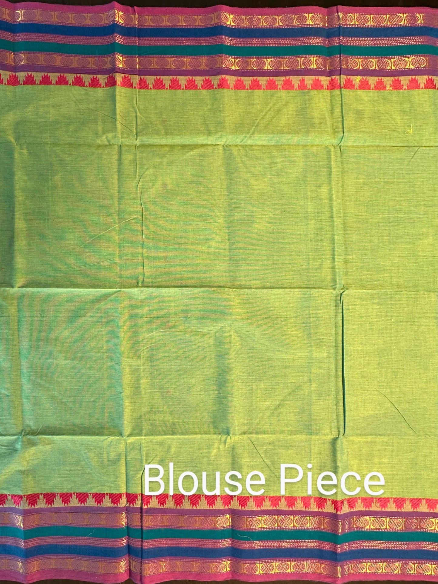 Green Narayanpet Cotton Saree