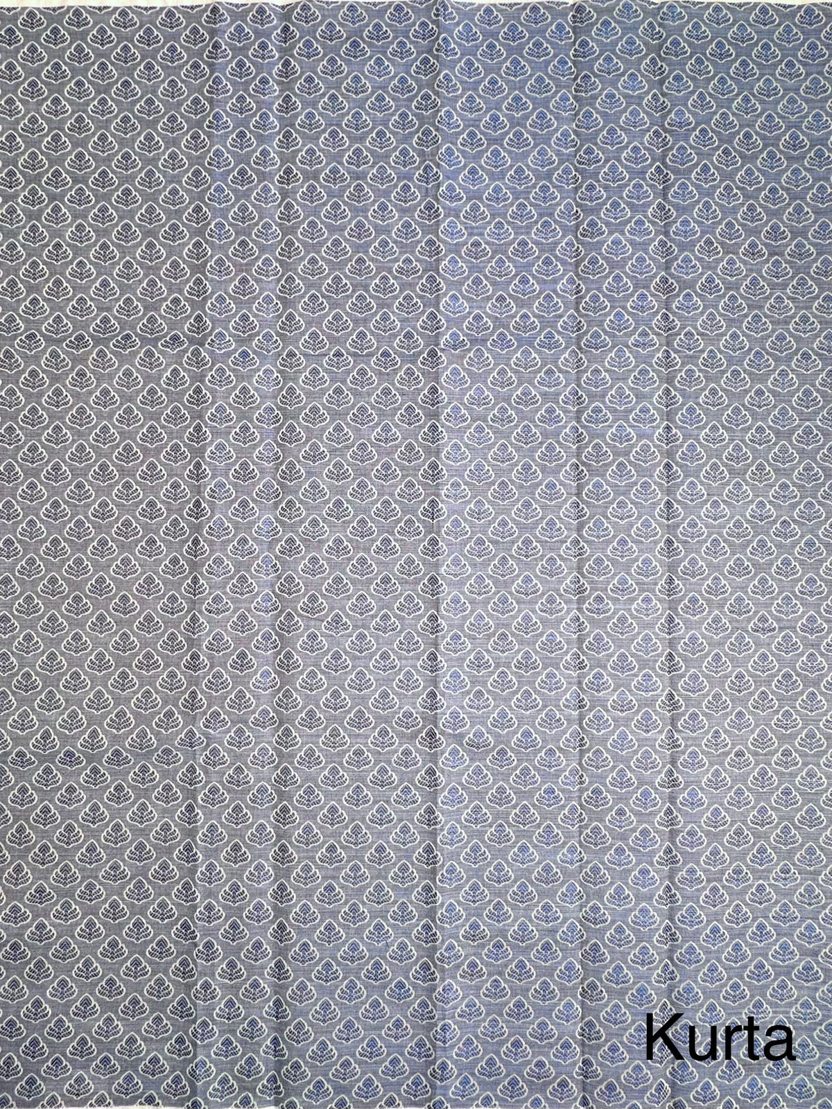 Blue Jacquard 3-piece Unstitched Cotton Suit