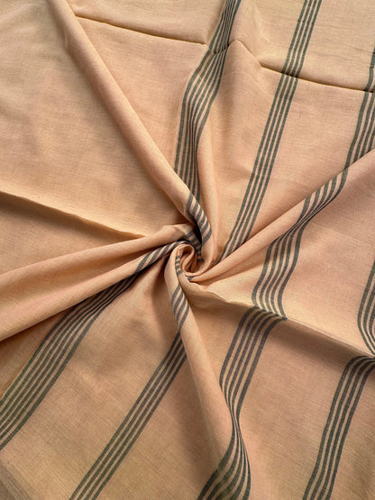 Yellow-Green Tripura Cotton Saree