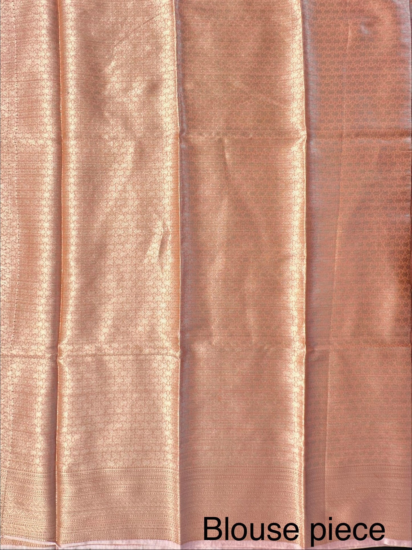 Orange Arvita Kota Doria Fancy Cotton Saree