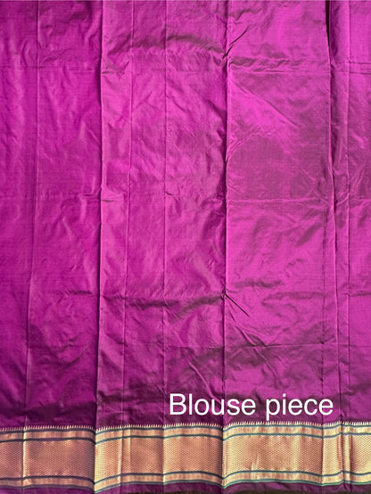 Mauve-Purple Paithini Silk Saree