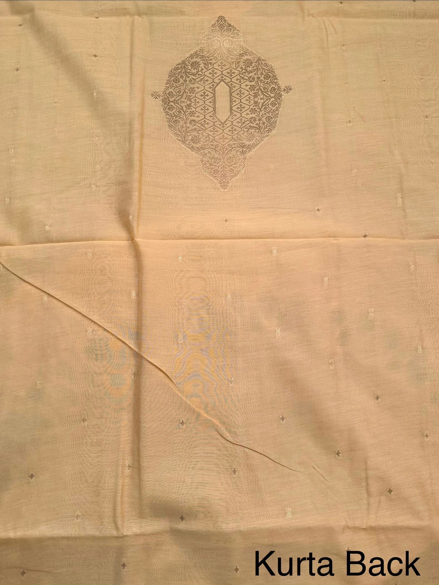 Pastel Yellow Handloom Chanderi Suit