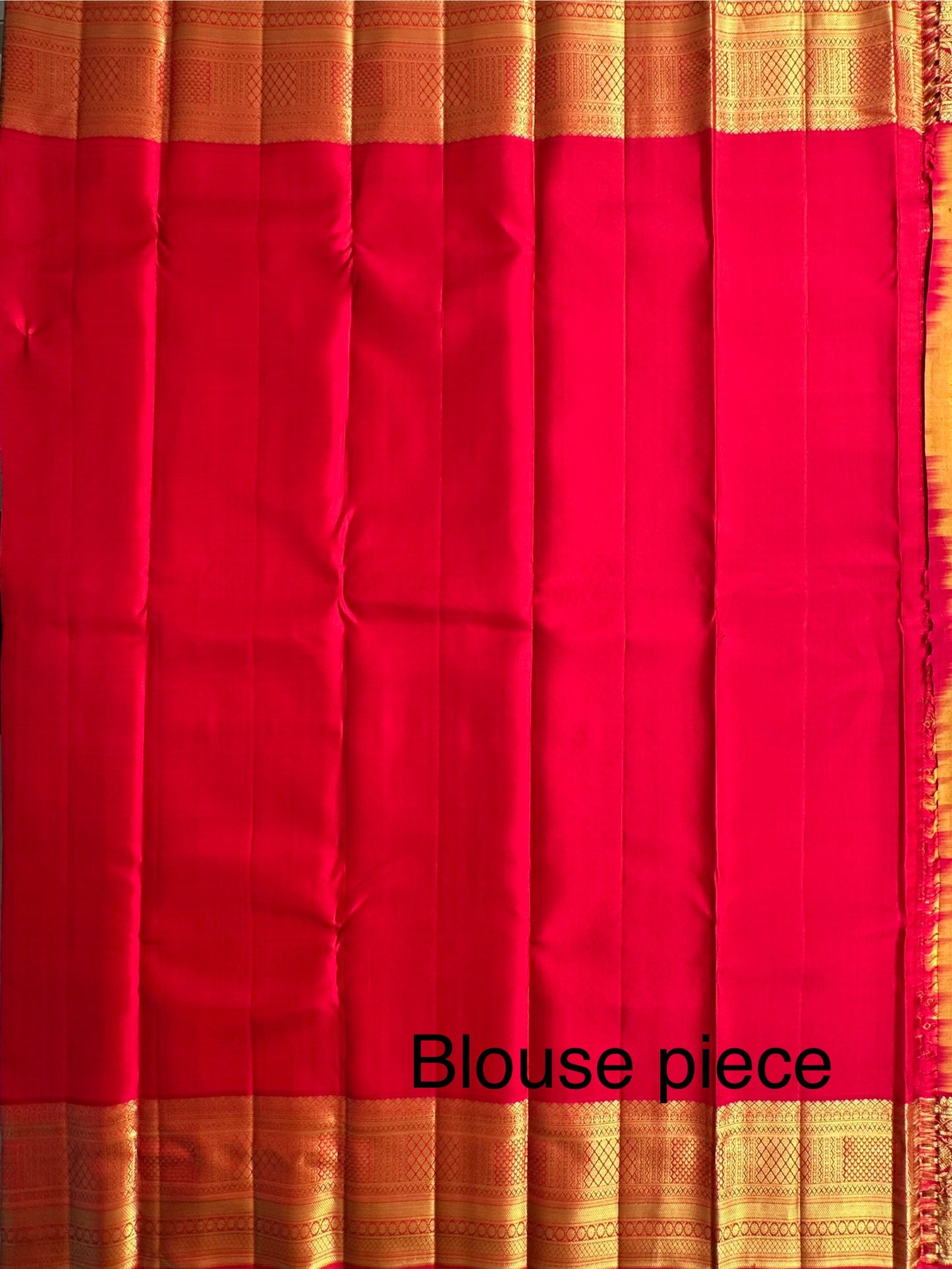 Mustard Handloom Kanjivaram Pure Silk Saree