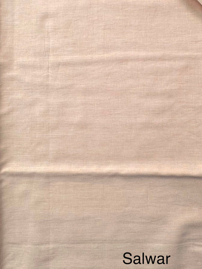 Beige Handloom Chanderi Suit