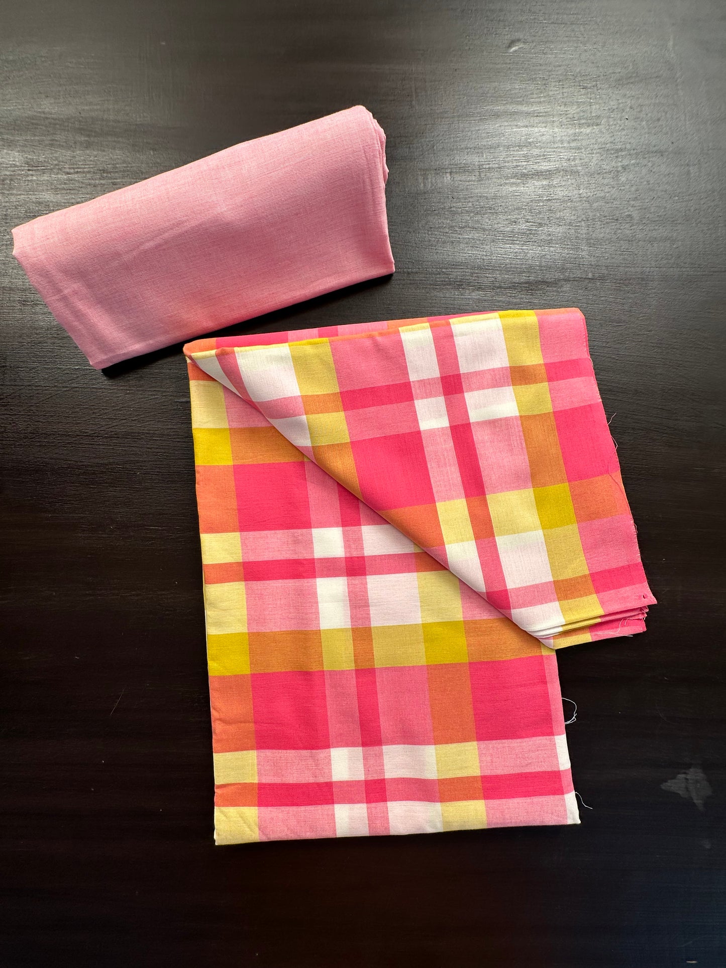 Checkered South Cotton Suit