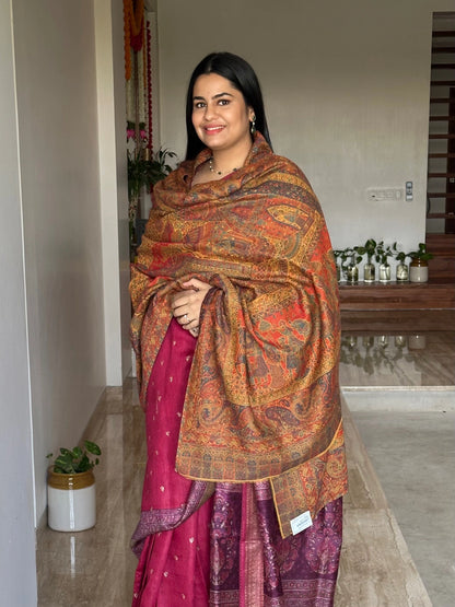 Mustard Woolen Shawl