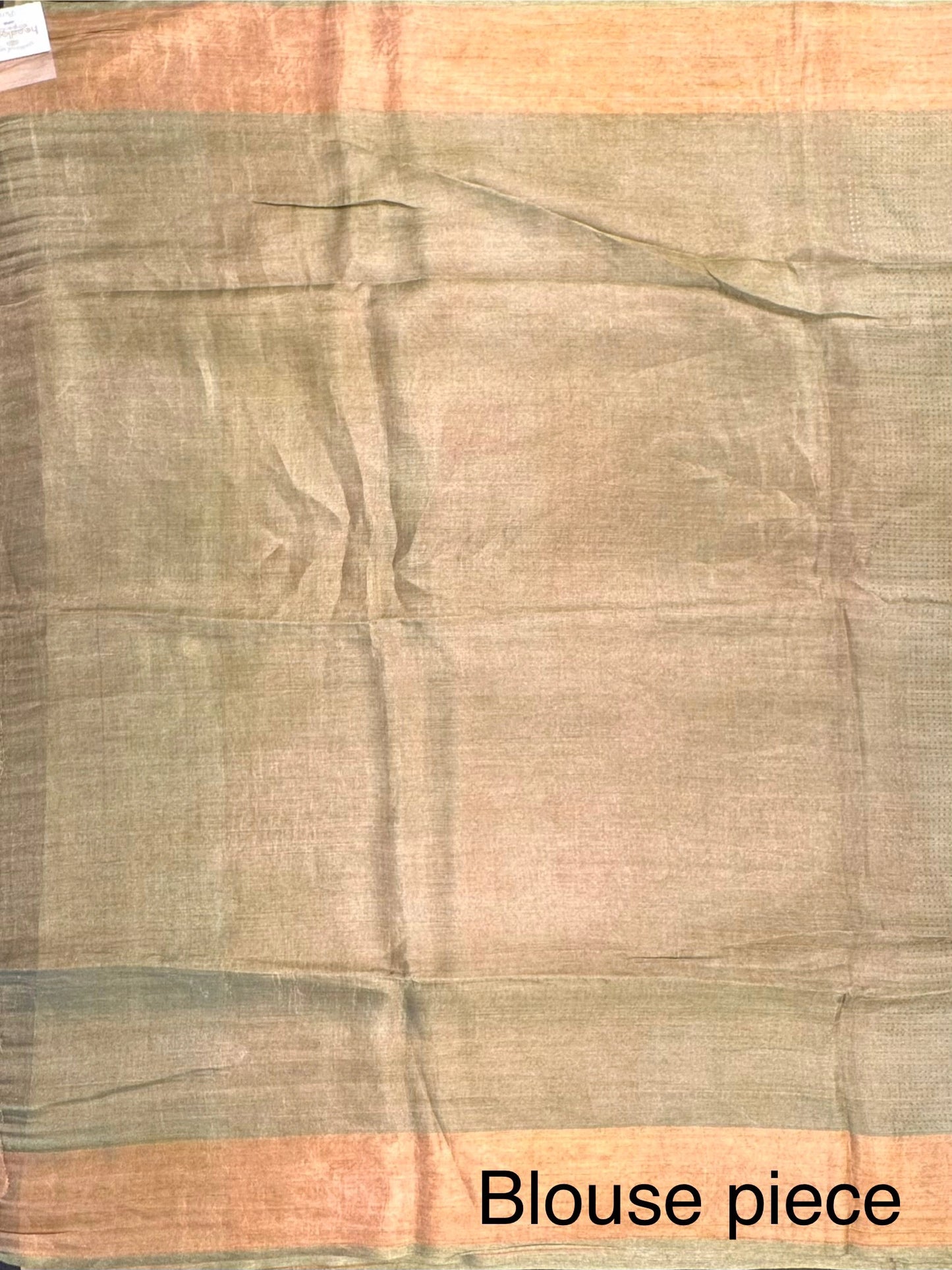 Mehendi Green Emboss Pure Tissue Silk Saree