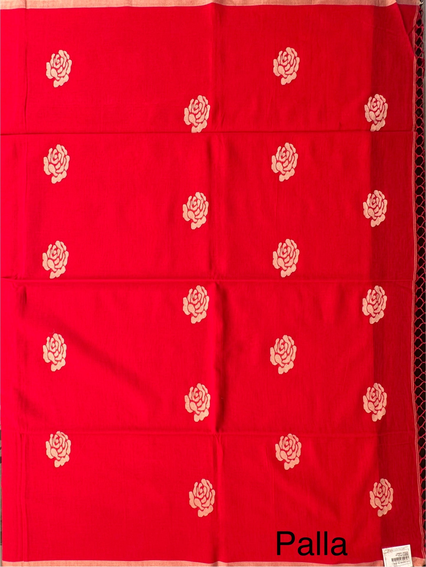 Red Bengal Pure Cotton Saree