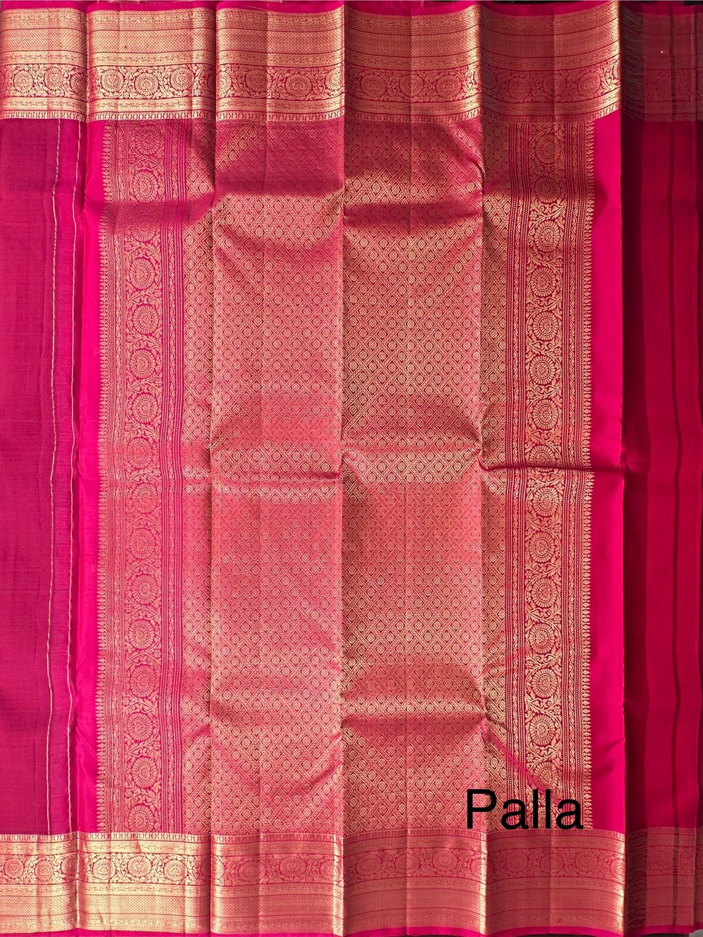 Magenta Handloom Kanjivaram Pure Silk Saree