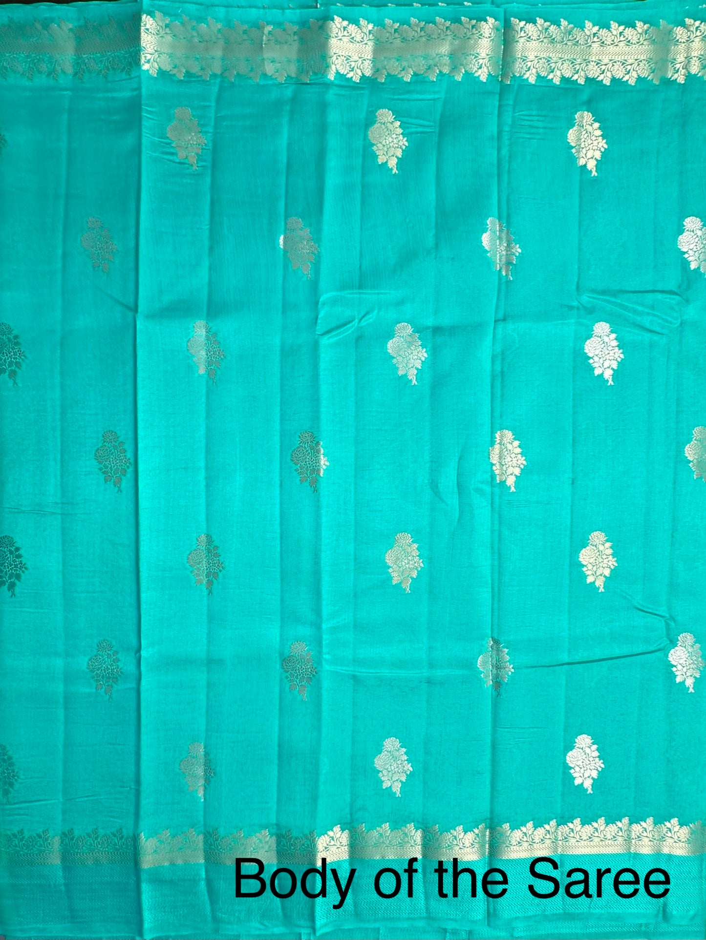 Sea Green Vishakha Pure Silk Saree