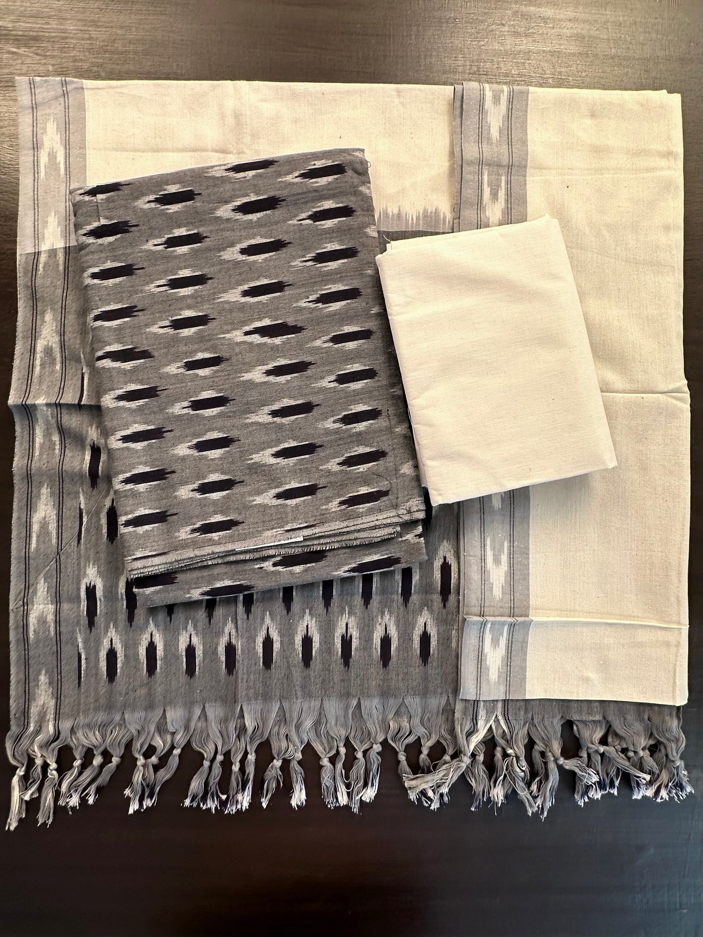 Ikkat Pure Cotton Suit