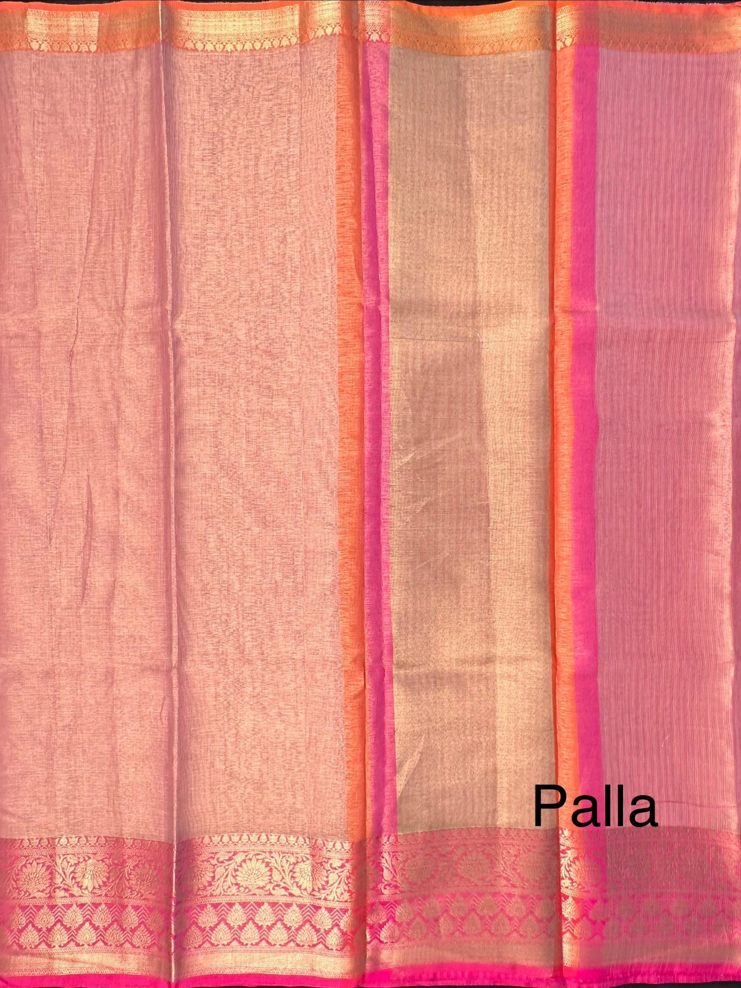 Pink Kirat Tissue Saree