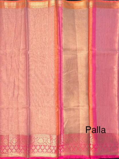 Pink Kirat Tissue Saree