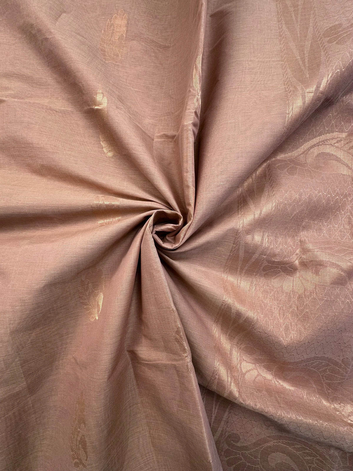 Beige Kovai Pure Cotton Saree
