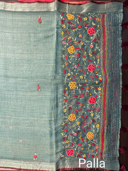 Cotton Saree with Embroidery