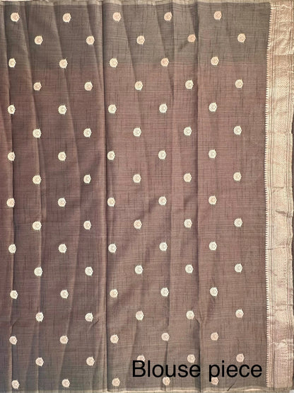 Red-Khaki Green Himadari Artificial Silk Saree