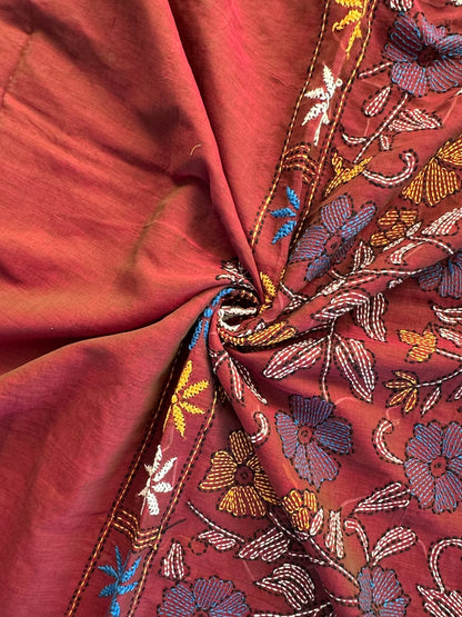 Kaantha Embroidery Cotton Saree