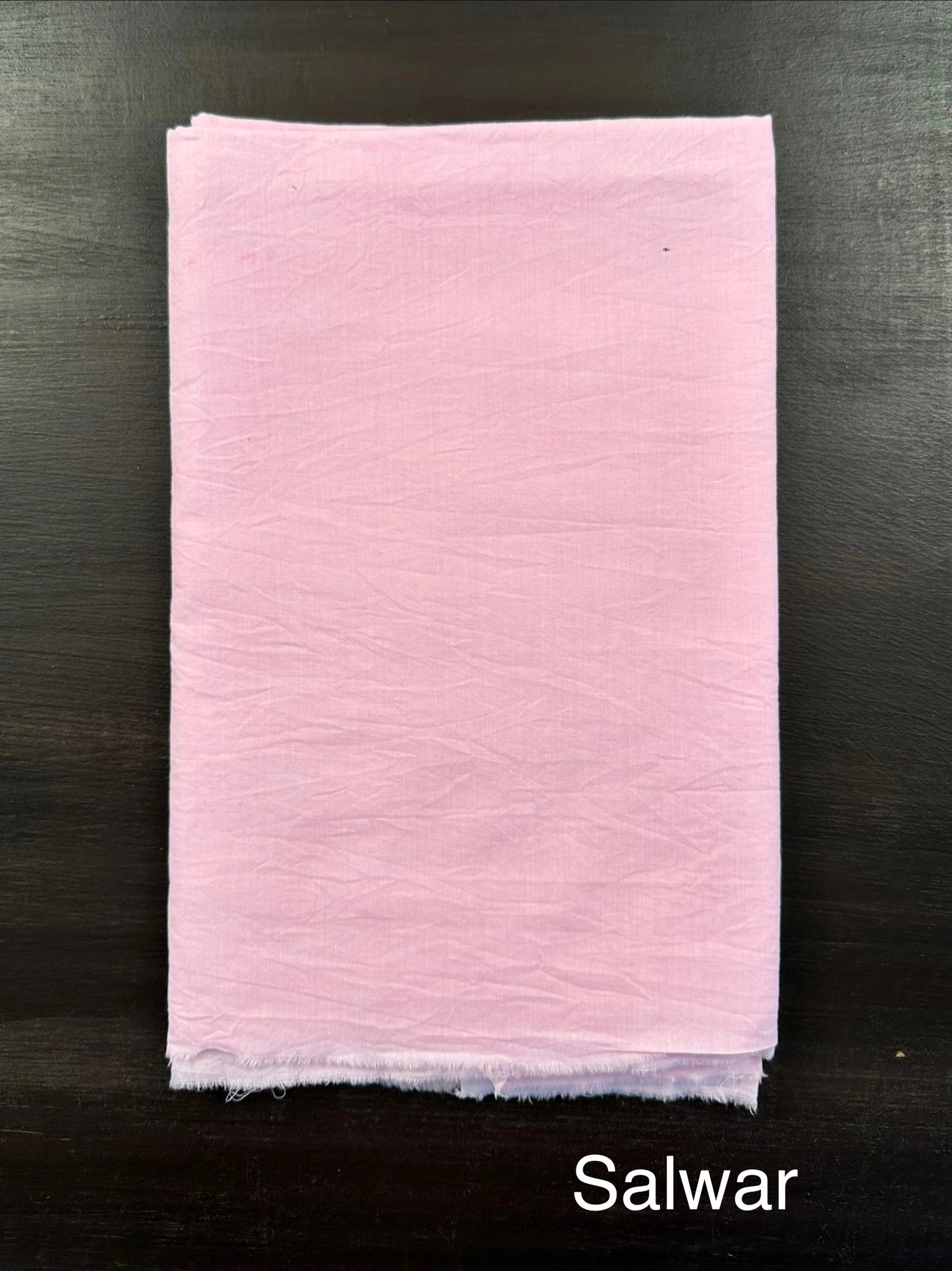 Pink Chanderi Chikankari Handwork 3-Piece Unstitched Suit