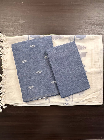 Blue South Cotton Suit