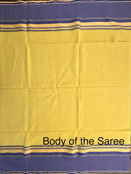 Green-Blue Piyali Bengal Cotton Saree