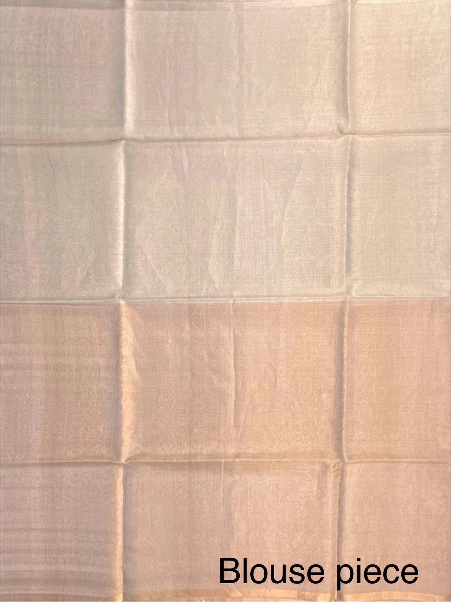Off-White Tissue Silk Saree
