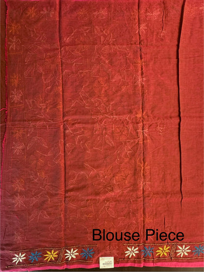 Kaantha Embroidery Cotton Saree