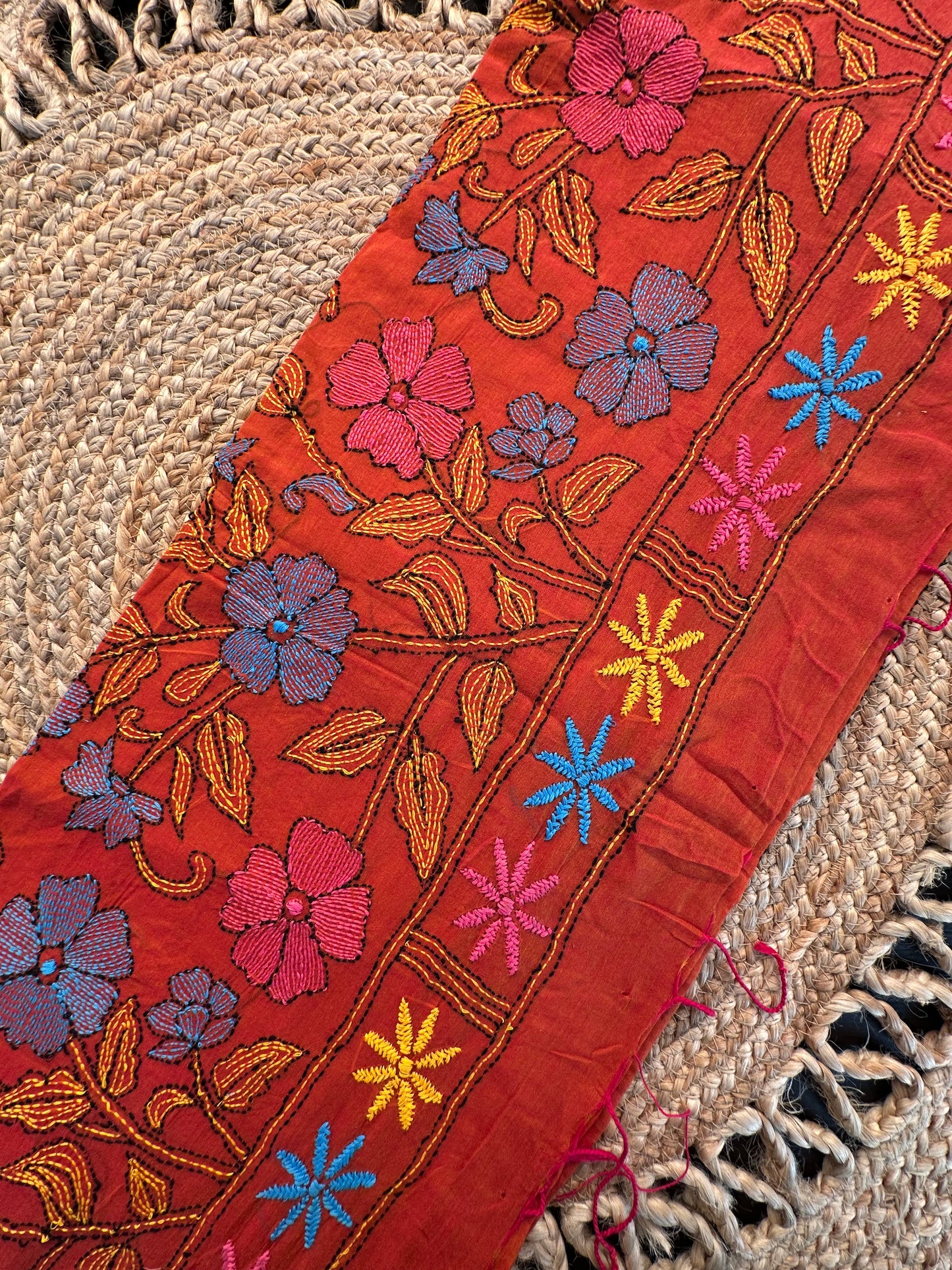 Kaantha Embroidery Cotton Saree