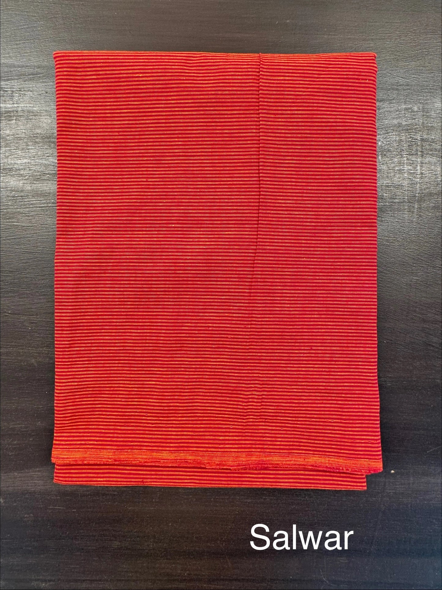Rust Dharwad South Cotton 3-Piece Suit