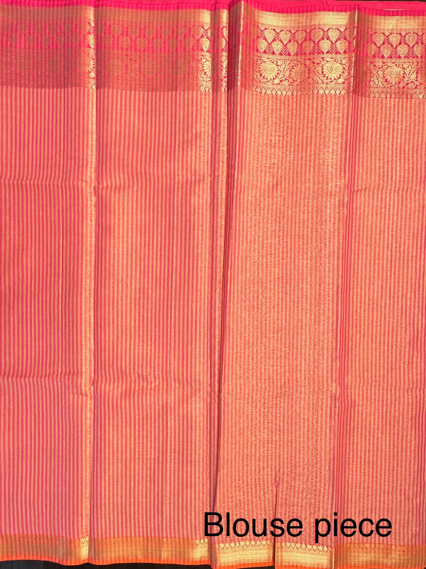 Peach Kirat Tissue Saree