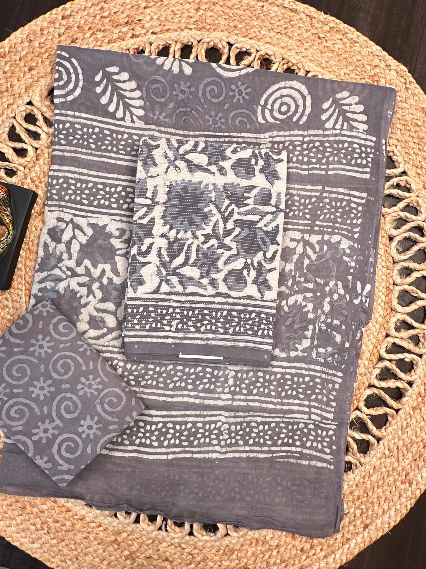 Grey Akira Pure Cotton Suit