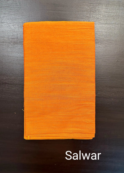 Peach Jacquard Handloom Suit